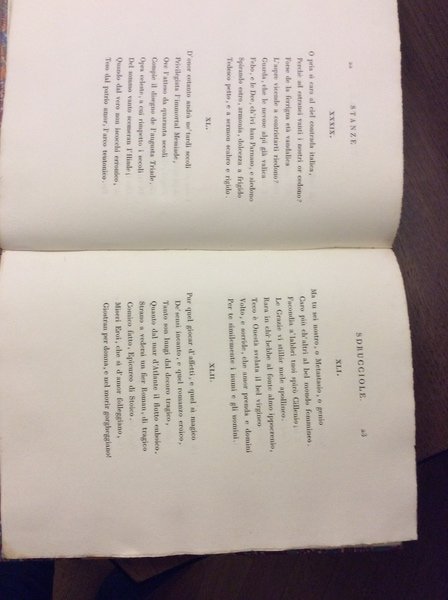 STANZE SDRUCCIOLE A MELCHIOR CESAROTTI. - (Segue) Elogio storico-critico di …