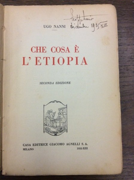 CHE COSA E' L'ETIOPIA. - Seconda edizione.