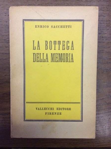 LA BOTTEGA DELLA MEMORIA.