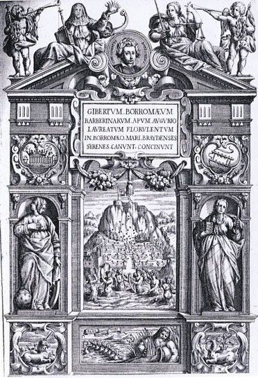 GIBERTUM BORROMAEUM BARBERINARUM APUM AUGURIO LAUREATUM FLORULENTUM IN BORROMAEO MARI …