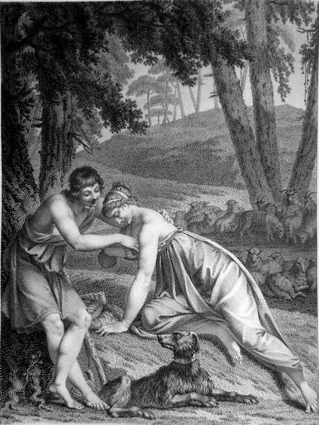 LES AMOURS PASTORALES DE DAPHNIS ET DE CHLOE. - Traduites …