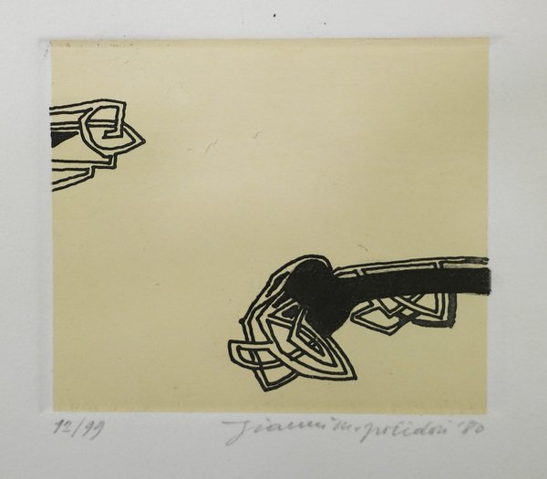 GIANNI POLIDORI. - Disegni, collages, gouaches, smalti, ecc.: 1944-1980.