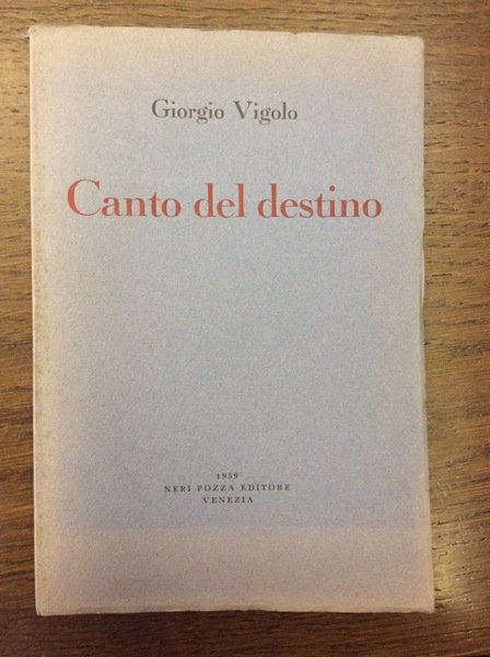 CANTO DEL DESTINO.