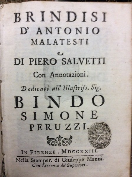 BRINDISI. - Con annotazioni.