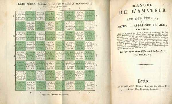 MANUEL DE L'AMATEUR DU JEU DES ECHECS, OU NOUVEL ESSAI …