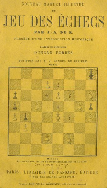 NOUVEAU MANUEL ILLUSTRE' DU JEU DES ECHECS. - Précédé d'une …
