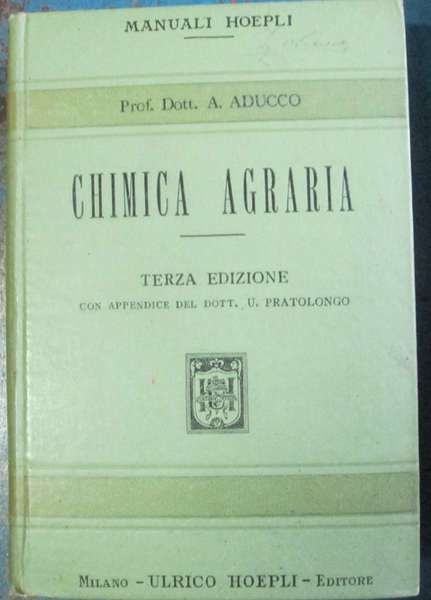 CHIMICA AGRARIA.