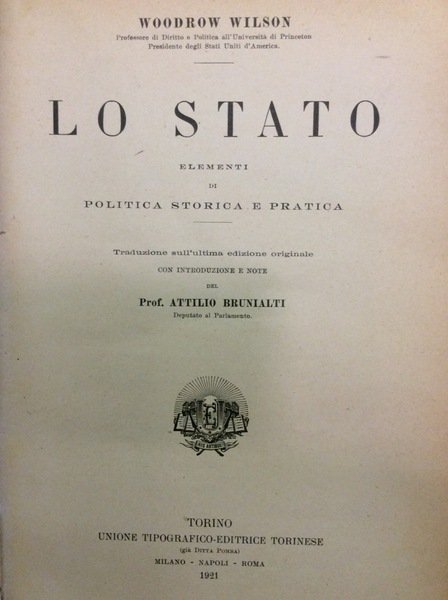 LO STATO. - Biblioteca di Scienze Politiche ed Amministrative - …