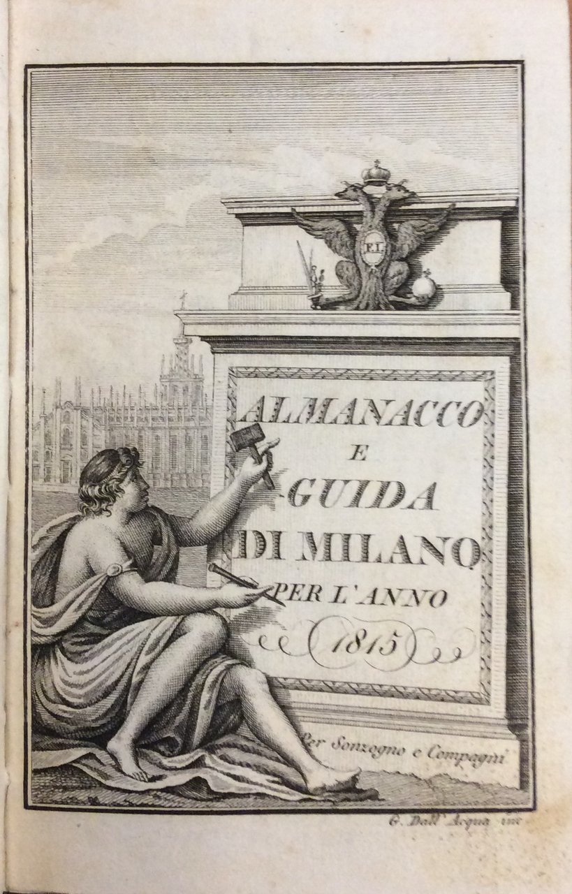 ALMANACCO E GUIDA DI MILANO PER L'ANNO 1815.
