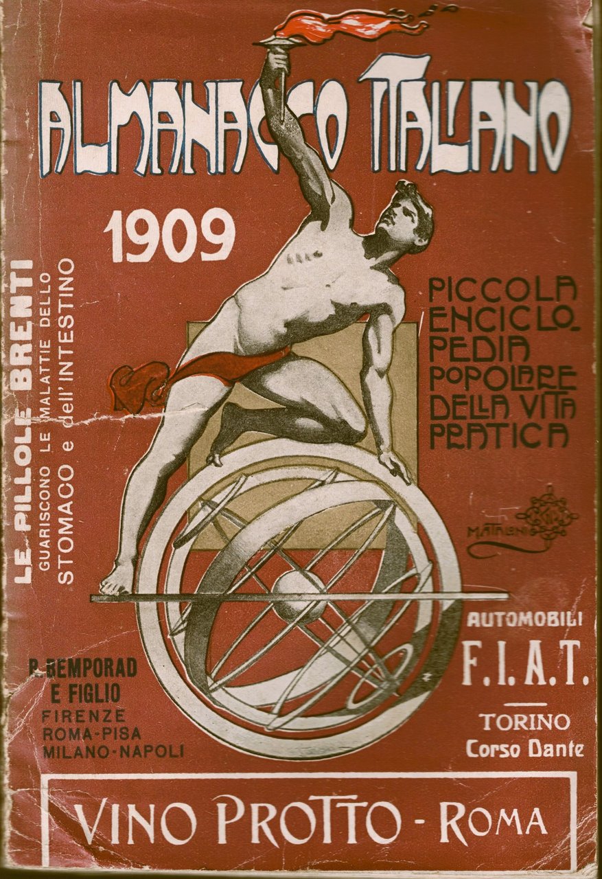 ALMANACCO ITALIANO. ANNO XIV - 1909. - Piccola enciclopedia popolare …