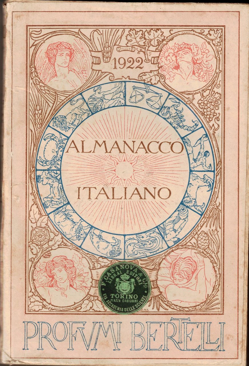 ALMANACCO ITALIANO. VOLUME XXVII PER L'ANNO 1922. - Piccola enciclopedia …