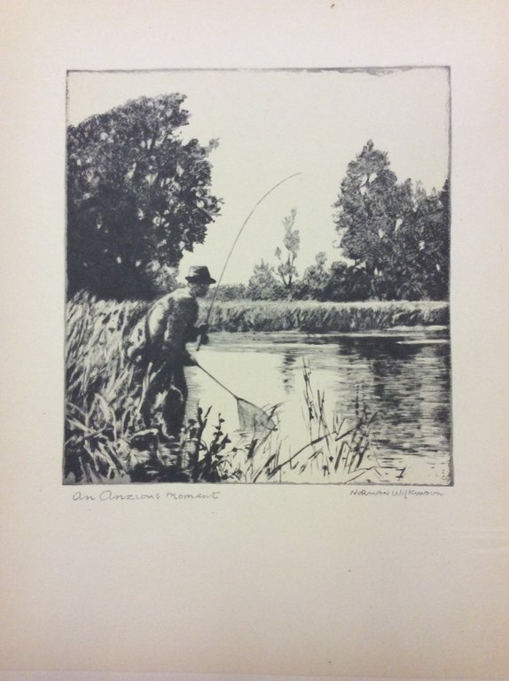 AN ANGLER'S ANTHOLOGY. - Illustrated from Drypoints by Norman Wilkinson.