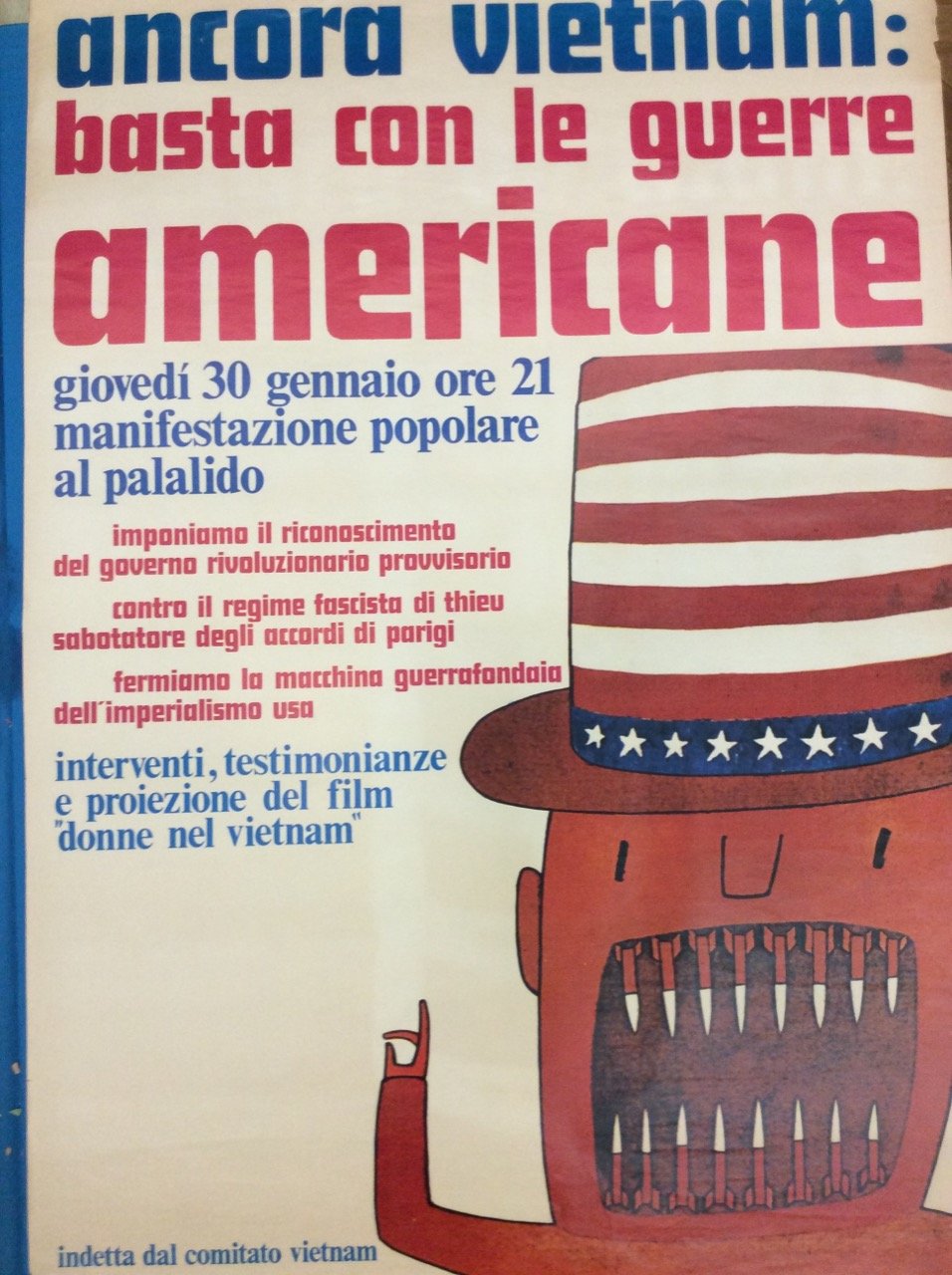 ANCORA VIETNAM: BASTA CON LE GUERRE AMERICANE. - Giovedì 30 …