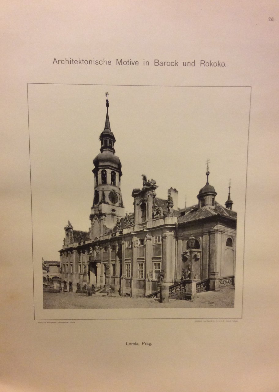 ARCHITEKTONISCHE MOTIVE IN BAROCK UND ROKOKO. - 100 Naturaufnahmen in …