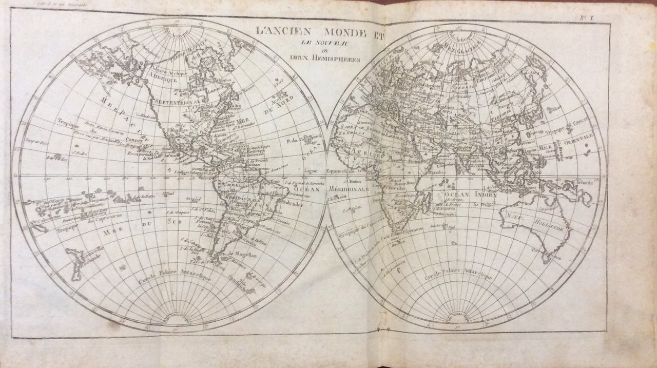 ATLAS DE TOUTES LES PARTIES CONNUES DU GLOBE TERRESTRE. - …
