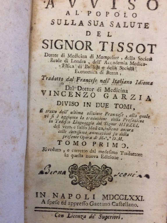 AVVISO AL POPOLO SULLA SUA SALUTE e CONTINUAZIONE DELL'AVVISO... - …