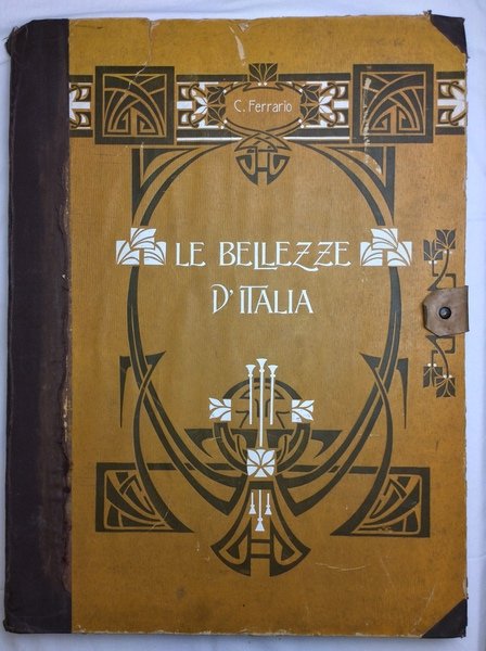 BELLEZZE ITALICHE. - 50 quadri tricromici. Testo in 4 lingue. …
