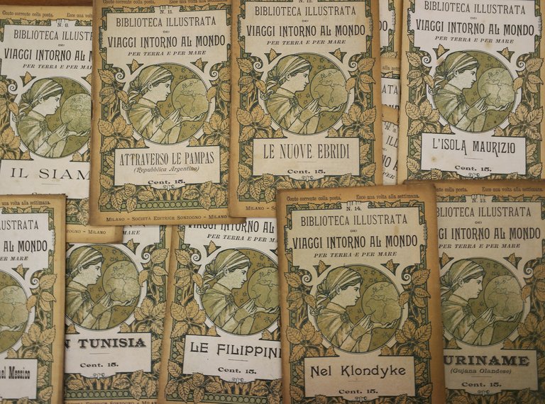 BIBLIOTECA ILLUSTRATA DEI VIAGGI INTORNO AL MONDO. - Per terra …