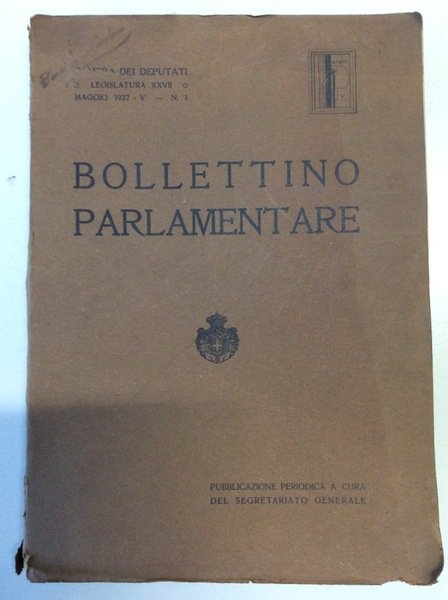 BOLLETTINO PARLAMENTARE.