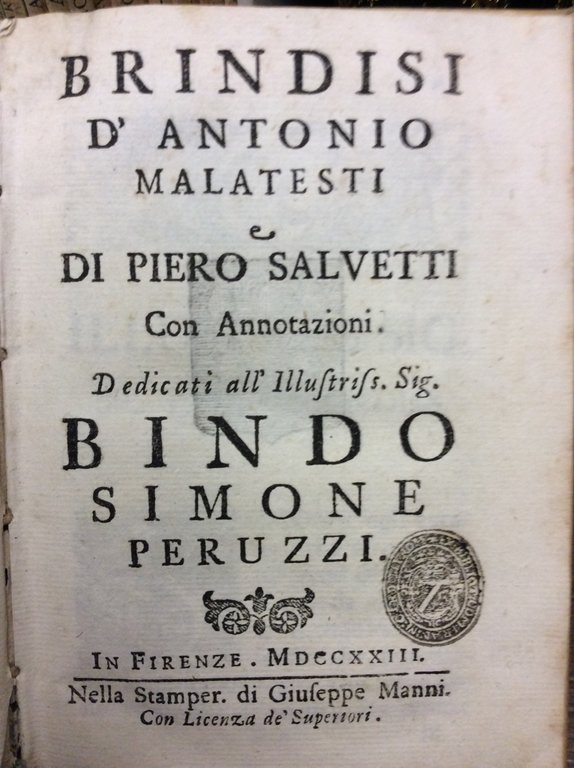 BRINDISI. - Con annotazioni.