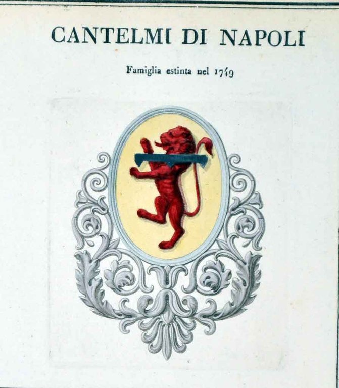 CANTELMI DI NAPOLI. - Famiglie celebri italiane. | Immagine Gallery 2