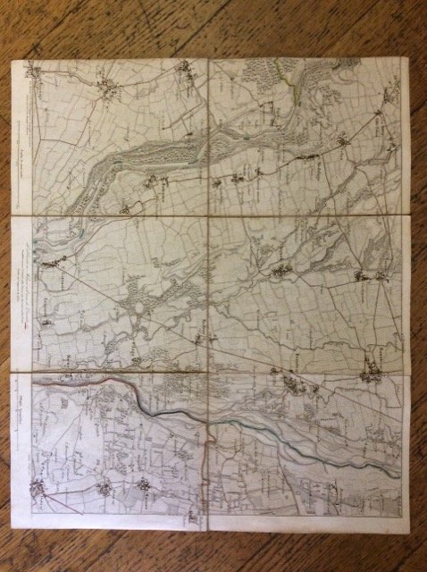 CARTA TOPOGRAFICA DEI CONTORNI DI MILANO: FOGLIO DI BONATE. | Immagine Gallery 2