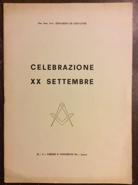 CELEBRAZIONE 20 SETTEMBRE.
