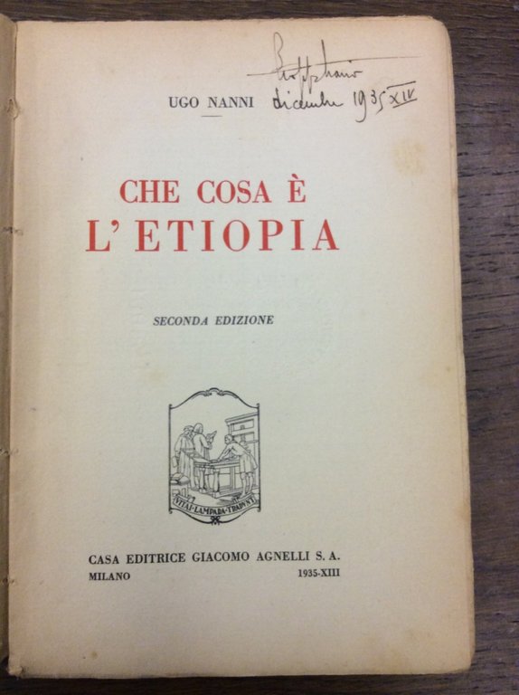 CHE COSA E' L'ETIOPIA. - Seconda edizione.