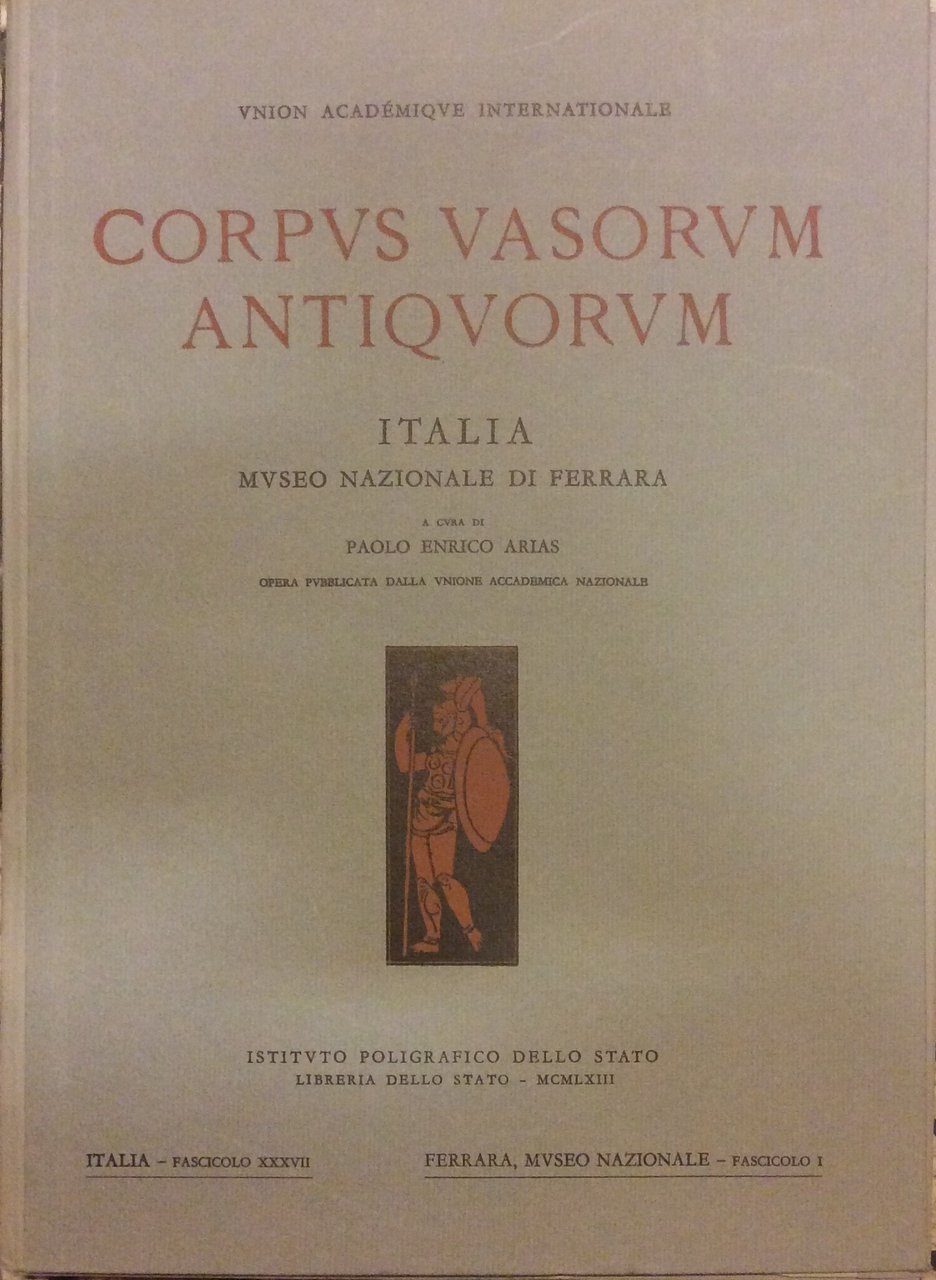 CORPUS VASORUM ANTIQUORUM - ITALIA, 37. - Ferrara, Museo Nazionale …