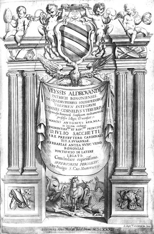 DE QUADRUPEDIBUS SOLIDIPEDIBUS. - Volumen integrum. Ioannes Cornelius Uterverius in … | Immagine Gallery 3