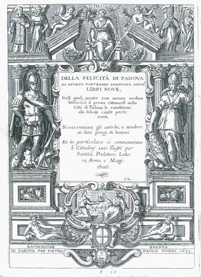 DELLA FELICITA' DI PADOVA. - Libri nove.