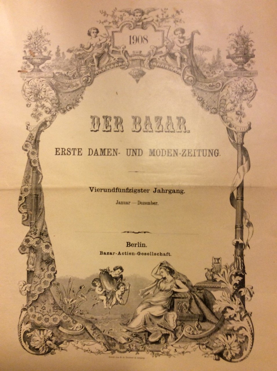 DER BAZAR. - Erste Damen- und Moden-Zeitung.