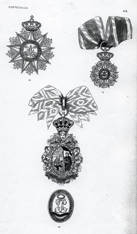 DESCRIZIONE STORICA DEGLI ORDINI CAVALLERESCHI.