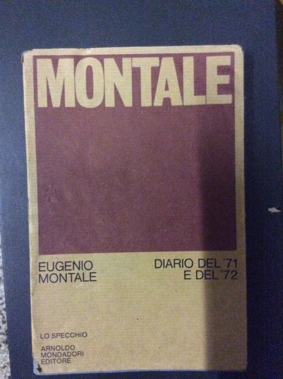 DIARIO DEL '71 E DEL '72.