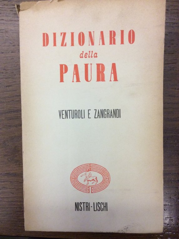 DIZIONARIO DELLA PAURA.