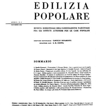 EDILIZIA POPOLARE. - Rivista bimestrale dell'Associazione Nazionale fra gli Istituti …