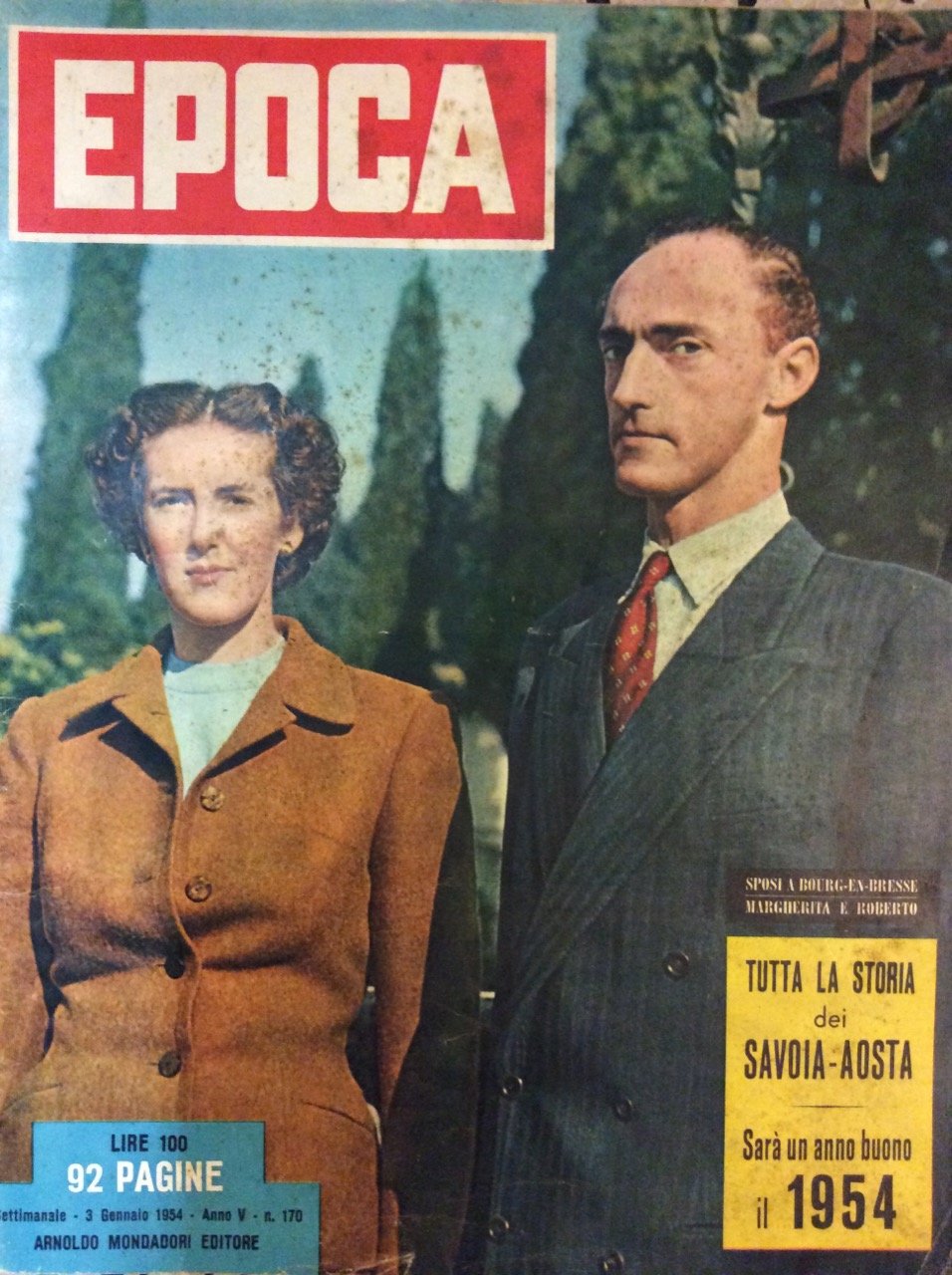 EPOCA. 1954. - Settimanale politico di grande informazione.
