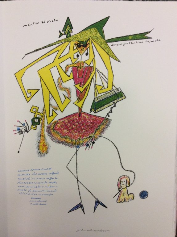 FEMINAE. - Dieci litografie di Cinzia Sarni e un'acquaforte di …