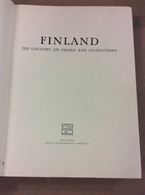 FINLAND. - The country, its people and institutions.