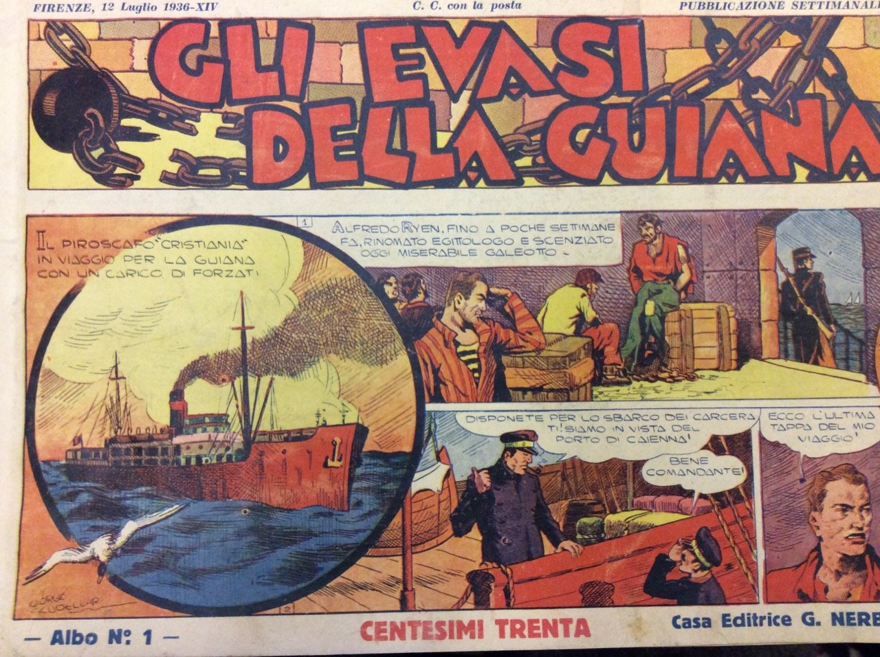 GLI EVASI DELLA GUIANA. - Albi N. 1 (12 luglio …