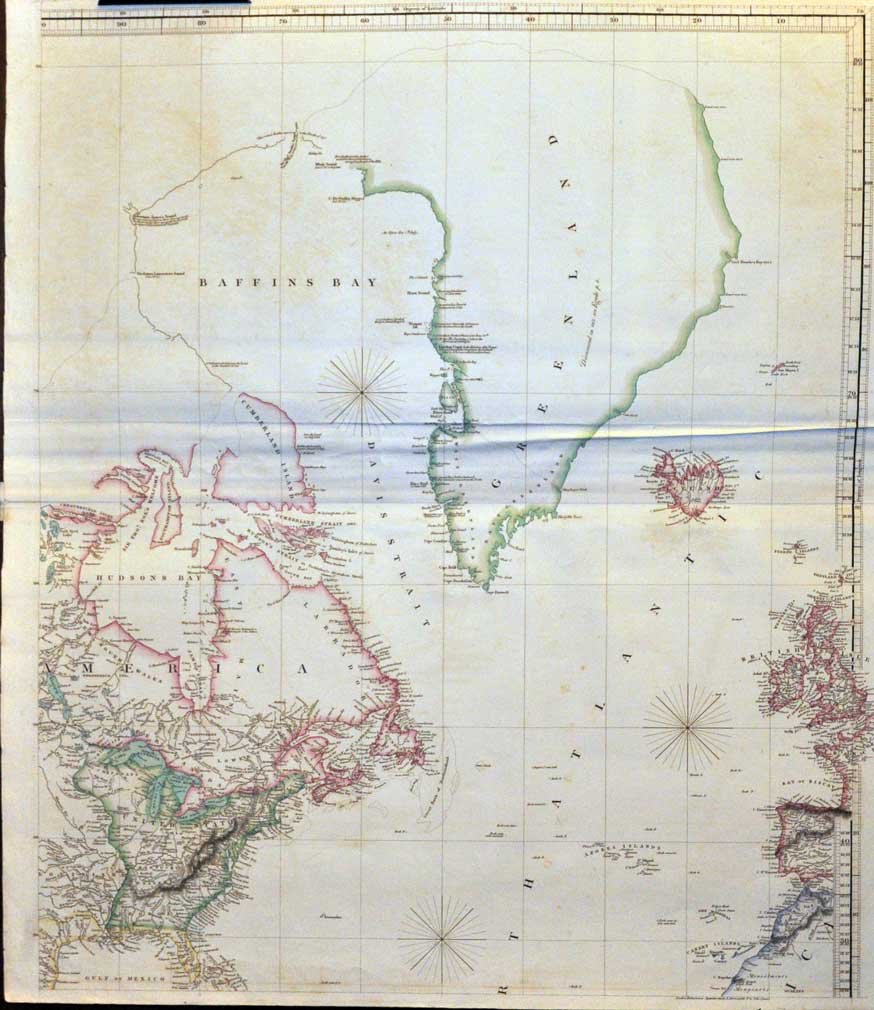 HYDROGRAPHICAL CHART OF THE WORLD. - According to Wrights or …