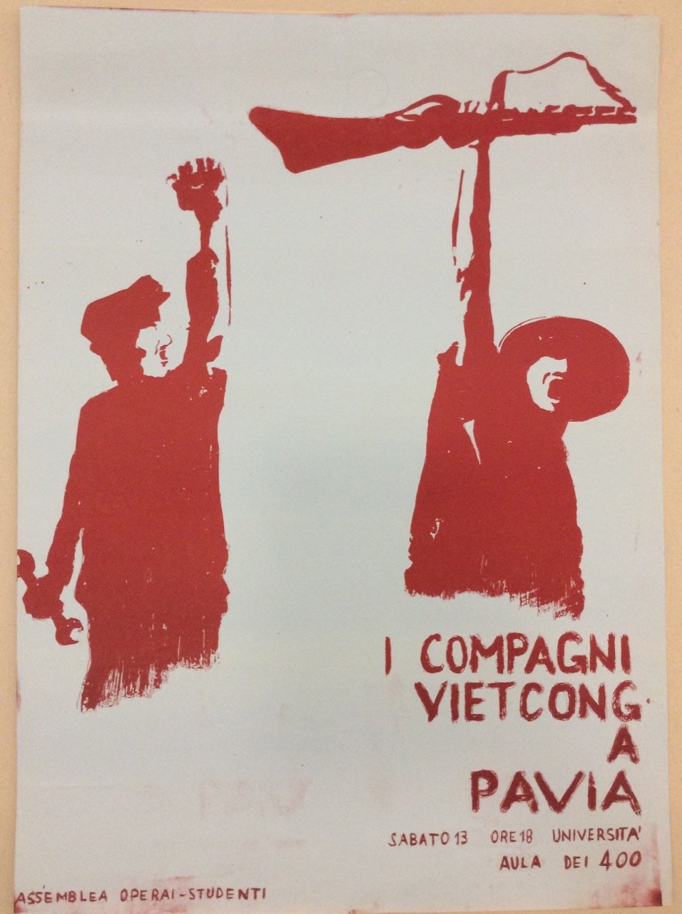 I COMPAGNI VIETCONG A PAVIA. - Sabato 13 ore 18 …