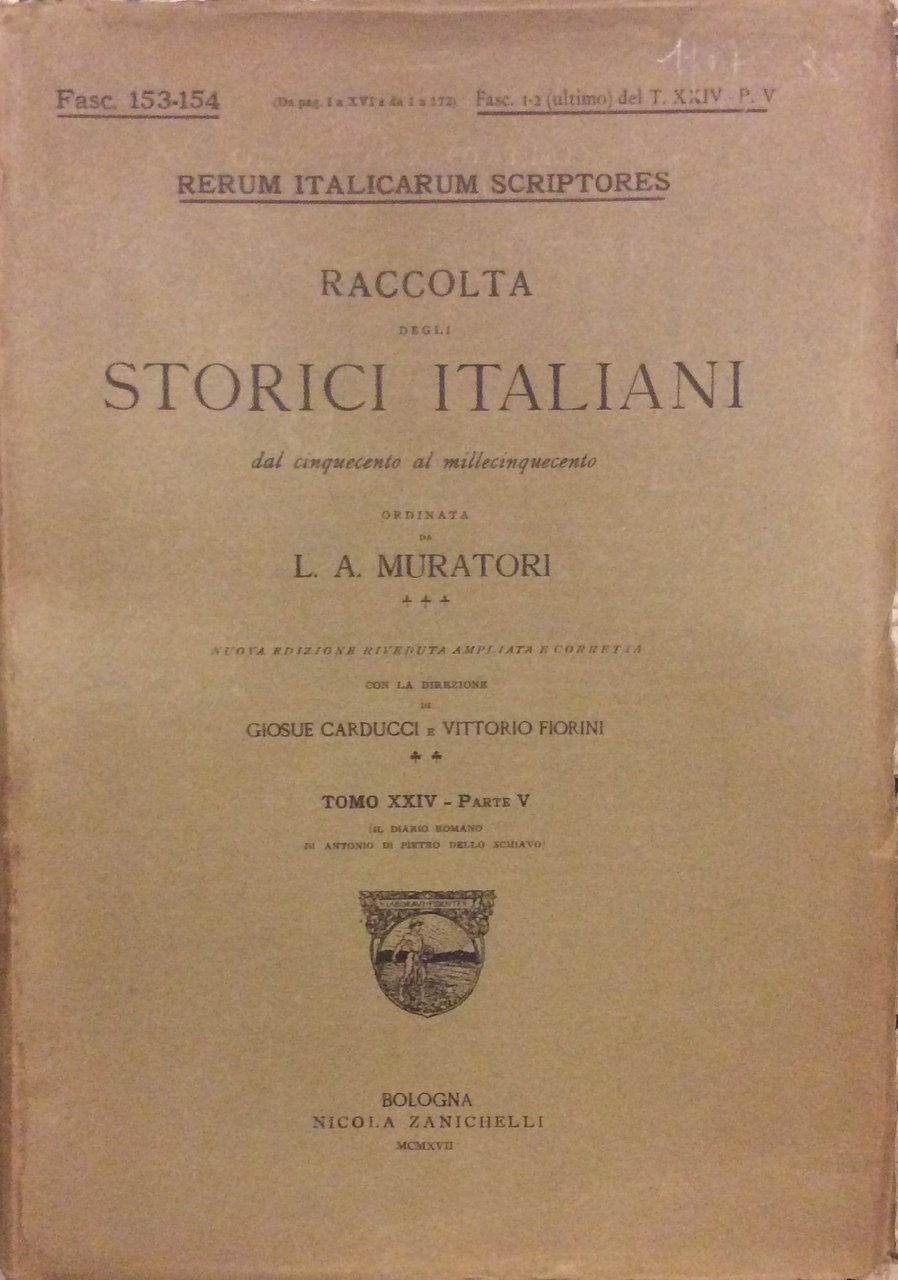 IL DIARIO ROMANO. - Dal 19 ottobre 1404 al 25 …