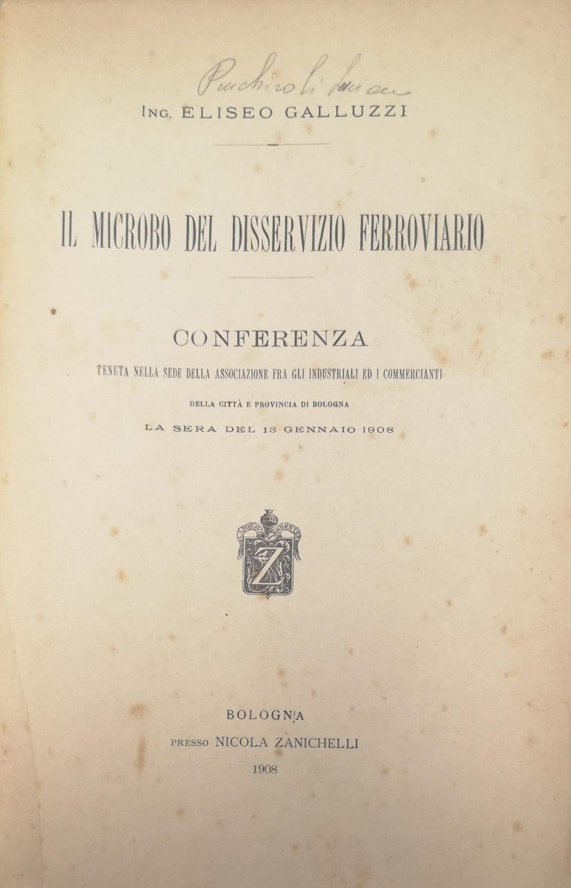 IL MICROBO DEL DISSERVIZIO FERROVIARIO.