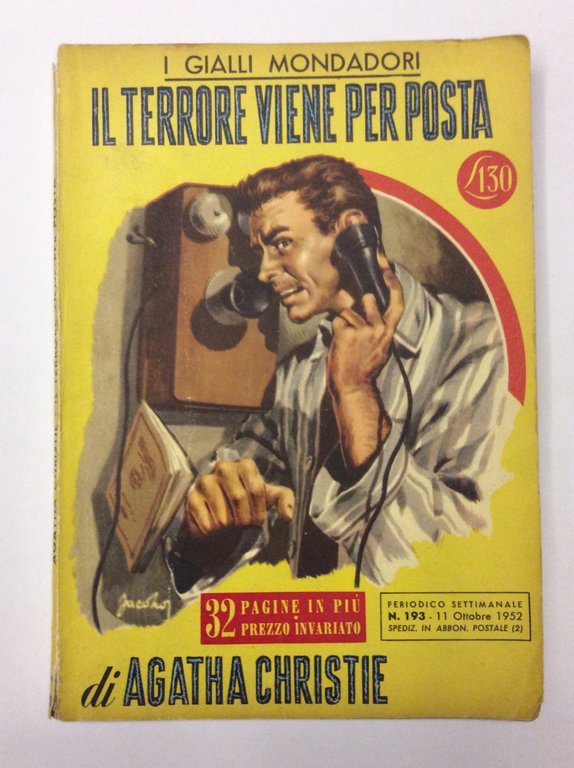 IL TERRORE VIENE PER POSTA. - I Gialli Mondadori. Periodico …