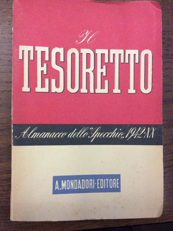 IL TESORETTO 1942. - Almanacco dello "Specchio".