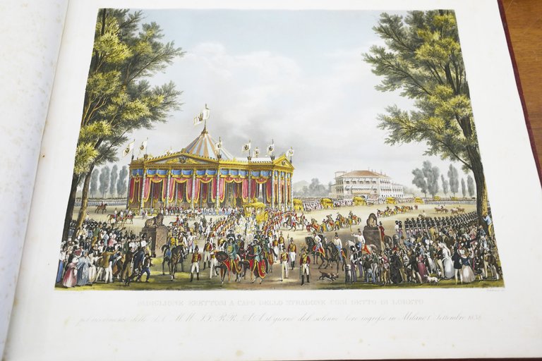 INCORONAZIONE DI S.M.I.R.A. FERDINANDO I A RE DEL REGNO LOMBARDO-VENETO. …