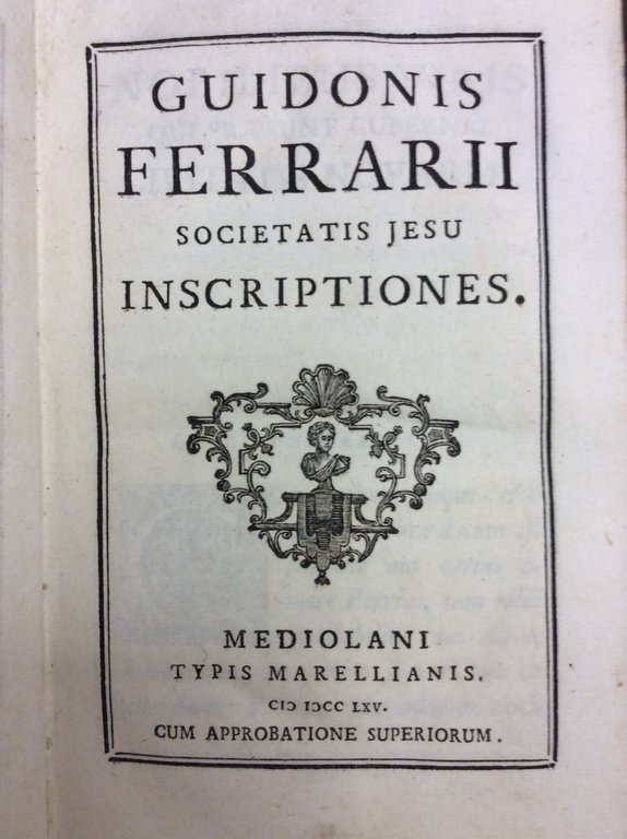 INSCRIPTIONES, EPISTOLAE DISSERTATIONES.