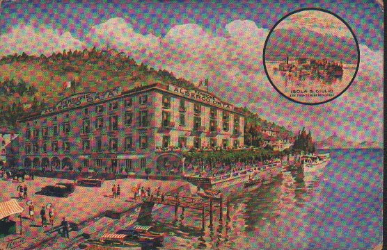 ISOLA S. GIULIO. ALBERGO ORTA.