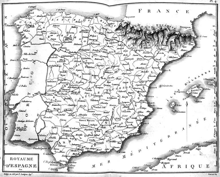 ITINERAIRE DESCRIPTIF DE L'ESPAGNE. - Et Tableau élémentaire des différentes …